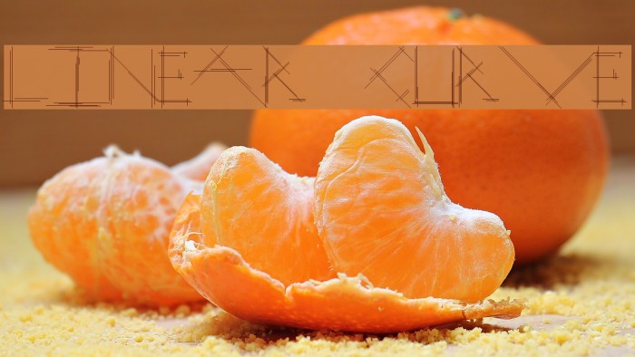 Linear Curve Font examples