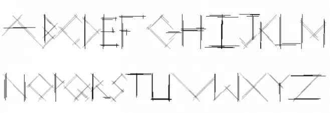 Linear Curve 字体 小写