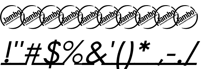 Linearmente-BoldItalic Font OTHER CHARS