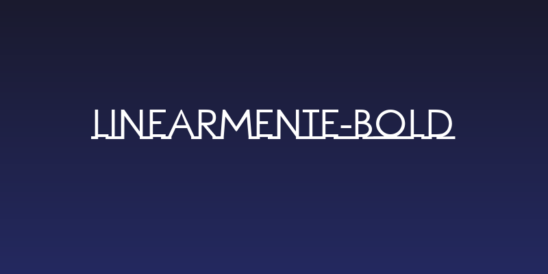 Linearmente-Bold Social Header