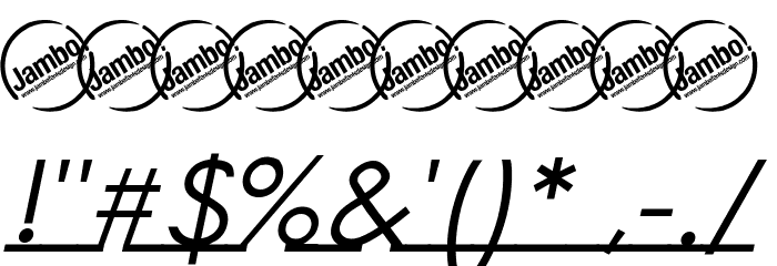 Linearmente-Italic Font OTHER CHARS