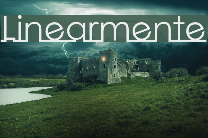 Linearmente Font examples