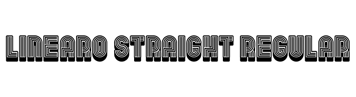 Linearo Straight Regular  Free Fonts Download