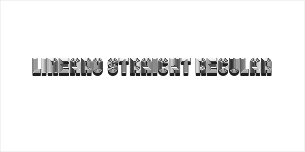Linearo Straight Regular Logo