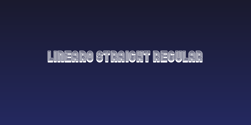 Linearo Straight Regular Social Header