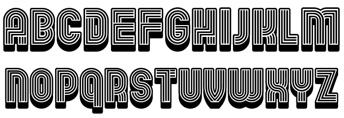 Linearo Straight Regular Font LOWERCASE