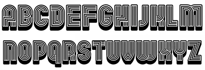 Linearo Straight Regular Font Litere mici