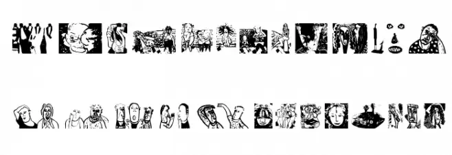 LineartOne 字体 大写