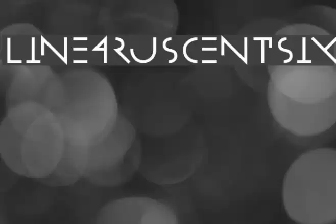 LinearusCentSix フォント examples