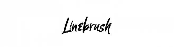 Linebrush  baixar fontes gratis