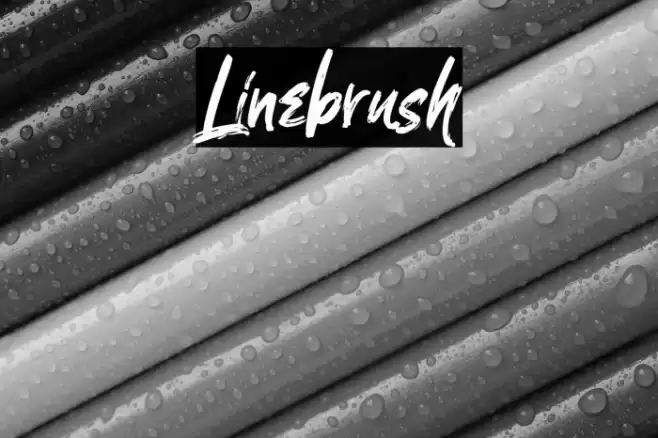 Linebrush Font examples