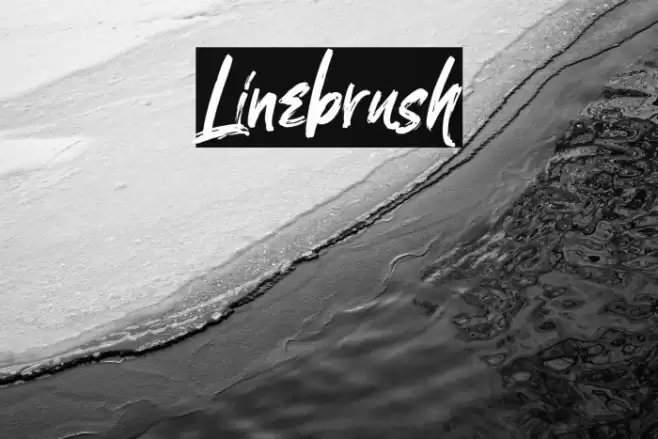 Linebrush Font examples
