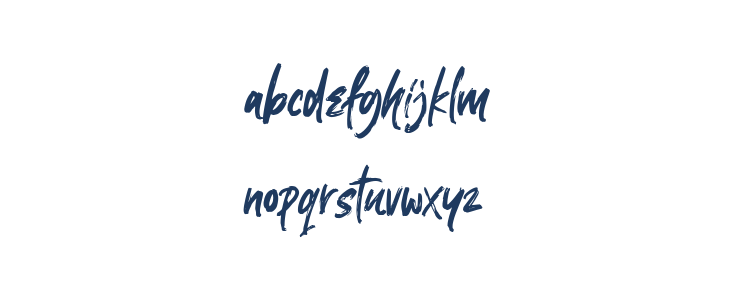Linebrush Lowercase