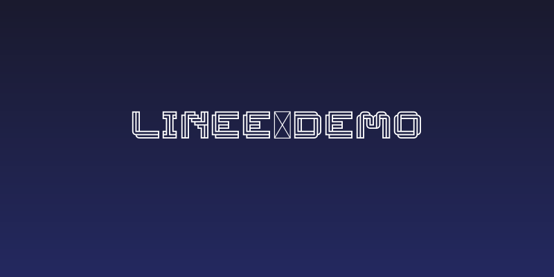 Linee-DEMO Social Header