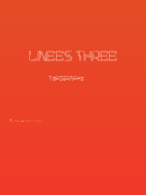 Linees Three Poster