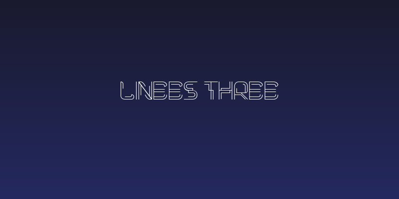 Linees Three Social Header