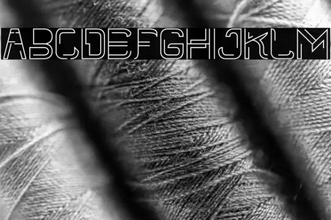 Linees Three Font examples