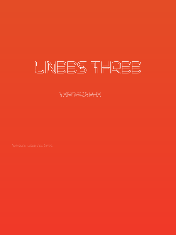 Linees Three Poster