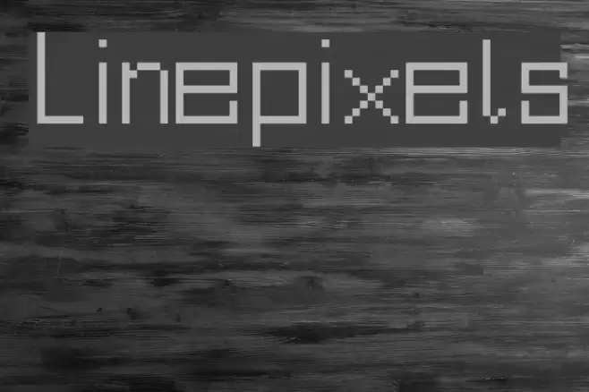 Linepixels Font examples