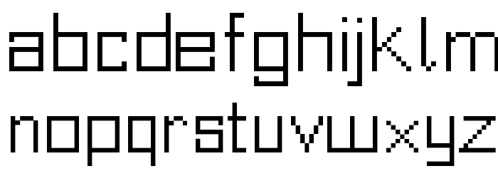 Linepixels Font LOWERCASE