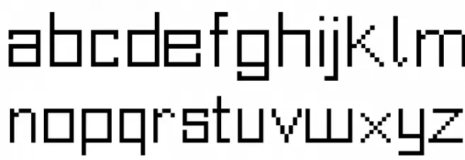 Linepixels Font LOWERCASE