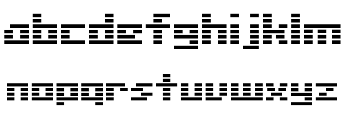 Liner HH Font LOWERCASE