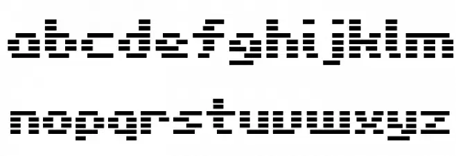 Liner HS Font LOWERCASE