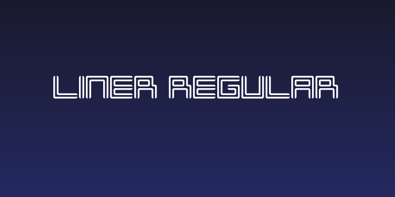 Liner Regular Social Header