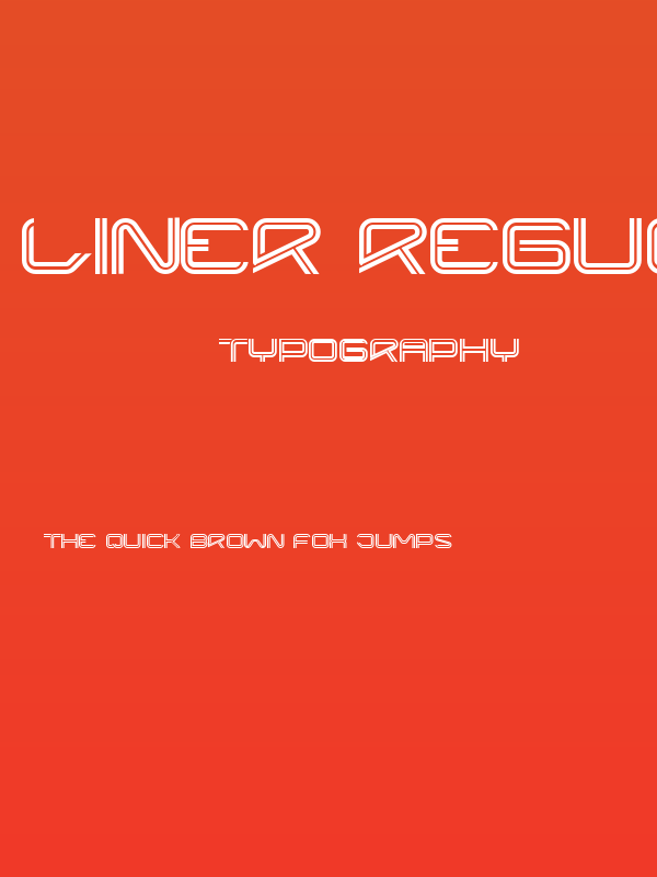 Liner Regular Poster