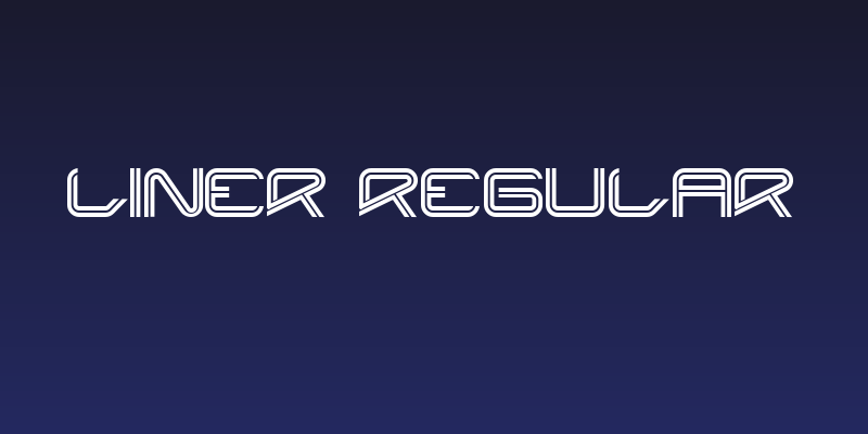 Liner Regular Social Header