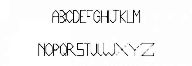 Liner34 फ़ॉन्ट लोअरकेस