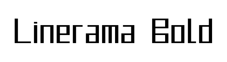Linerama Bold  font caratteri gratis