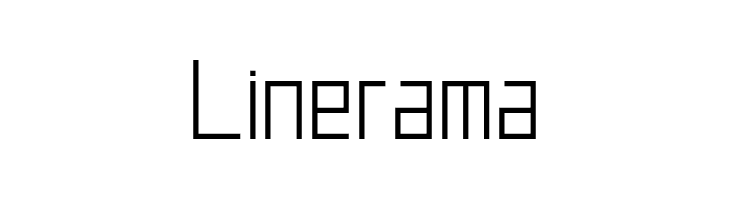 Linerama  Скачать бесплатные шрифты