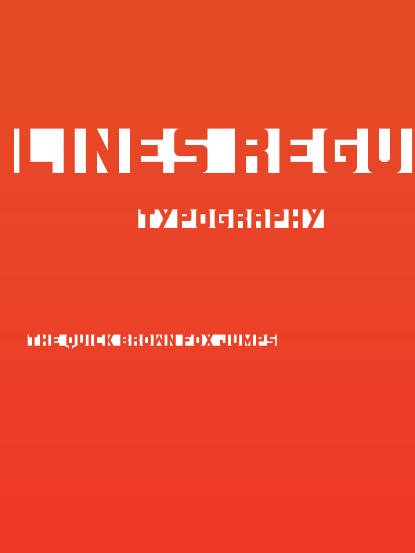 Lines Regular Poster