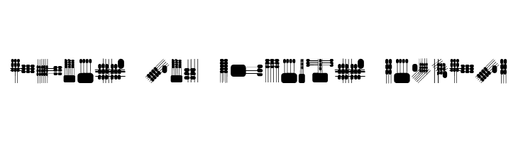 Lines and Objects Regular Caratteri