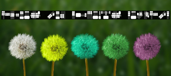 Lines and Objects Regular Font examples