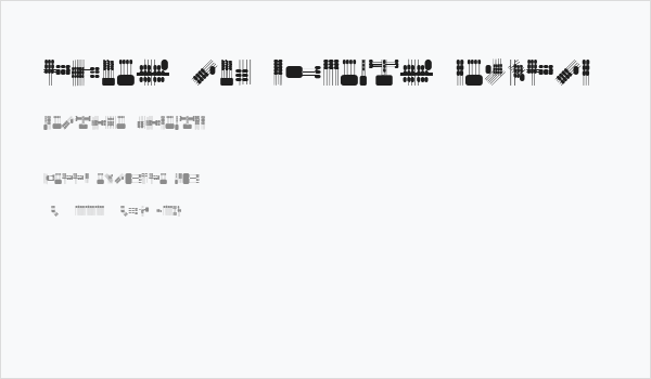 Lines and Objects Regular Business Card