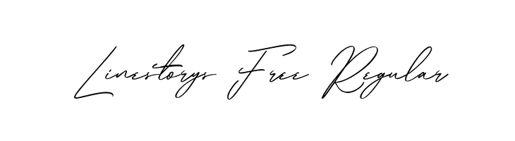 Linestorys Free Regular  baixar fontes gratis