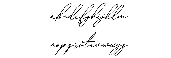 Linestorys Free Regular Font LOWERCASE