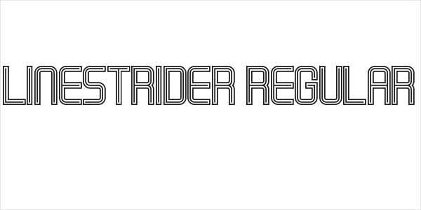 Linestrider Regular Logo