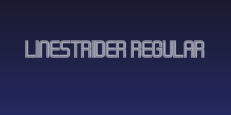 Linestrider Regular Social Header