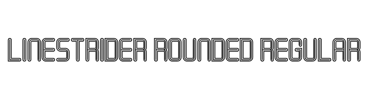 Linestrider Rounded Regular フォント