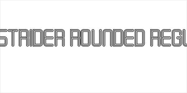 Linestrider Rounded Regular Logo
