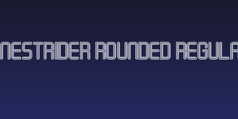 Linestrider Rounded Regular Social Header