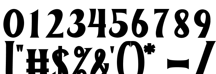 Linford Font OTHER CHARS