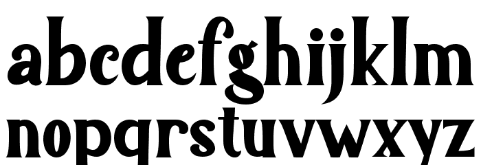 Linford Font LOWERCASE