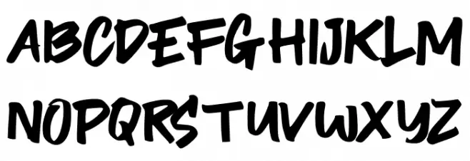 LingLengLang Schriftart Groß