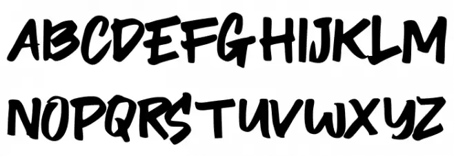 LingLengLang Font UPPERCASE