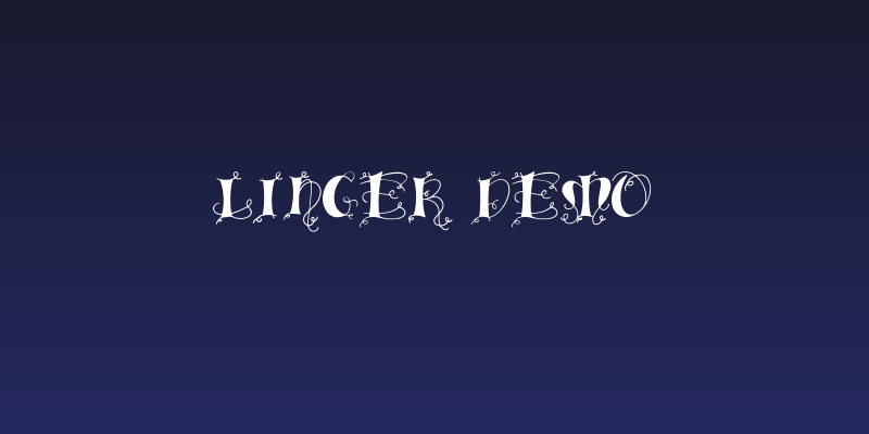 Linger demo Social Header