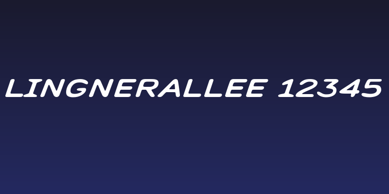 Lingnerallee 12345 Social Header